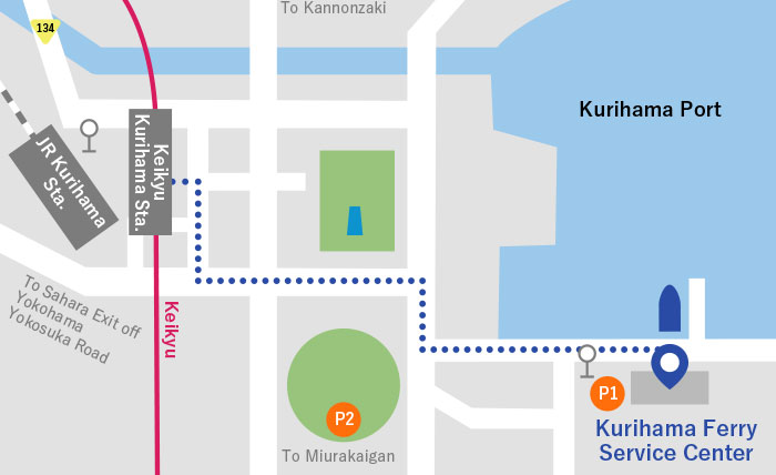 Kurihama Port Map