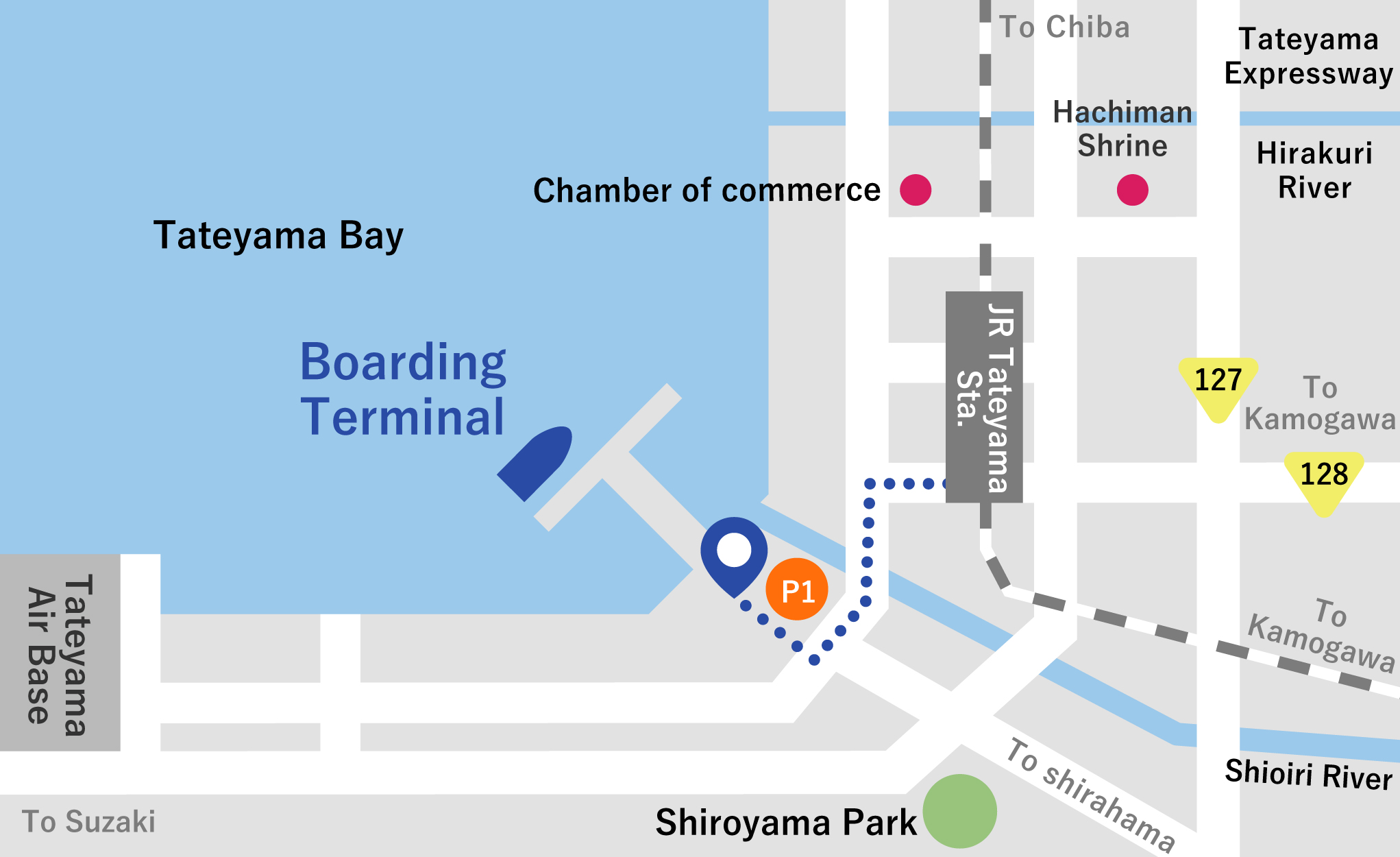 Tateyama Port Map