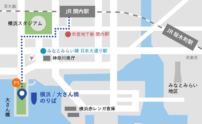 横浜/大さん橋地図