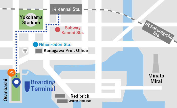 Yokohama International Passenger Terminal Map