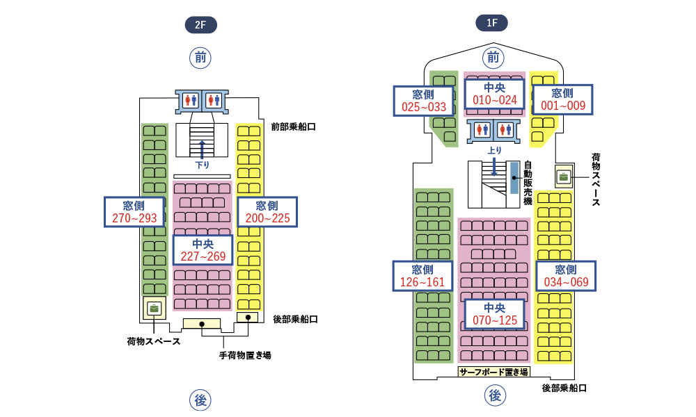 ジェット船内地図