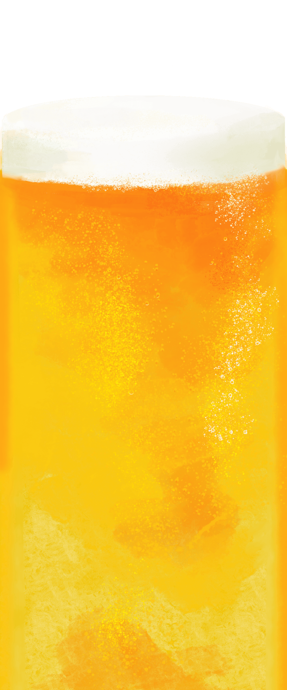 ビールの画像。アニメーションで注がれる。