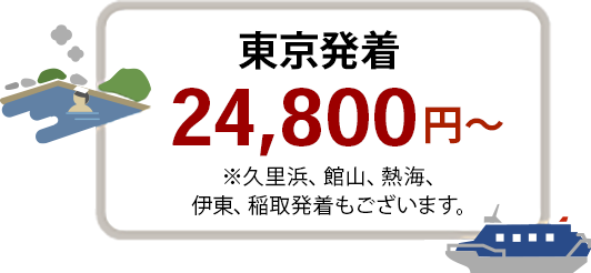 東京発着 24,800円〜